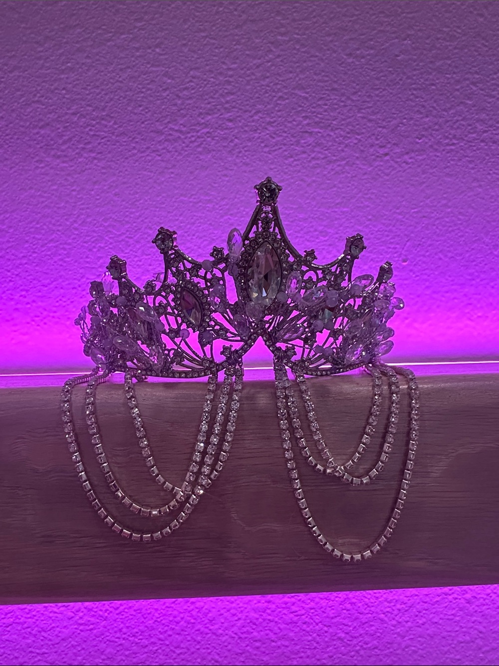 Crystal Bridal Tiara Headpiece in Silver